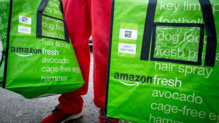 Grün statt gelb-rot: Amazon Fresh muss nun ohne die Logistik von DHL auskommen.