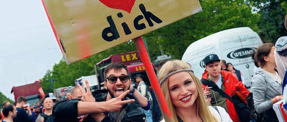 50.000 Menschen tanzten im Vorjahr beim Zug der Liebe.