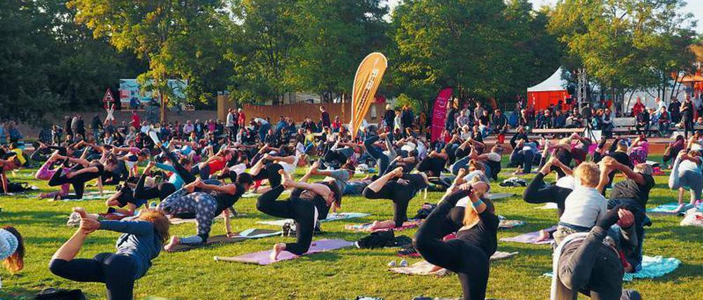 Immer mit der Ruhe. Beim Parkfest gibt es Musik, Lesungen – und Sport.