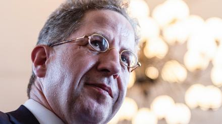 Hans-Georg Maaßen, Ex-Verfassungsschutz-Chef, auf einer CDU-Wahlkampfveranstaltung. 