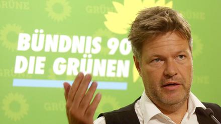 Beim Thema Vermögensteuer tun die Grünen sich nicht leicht, Robert Habeck ist ein Befürworter.