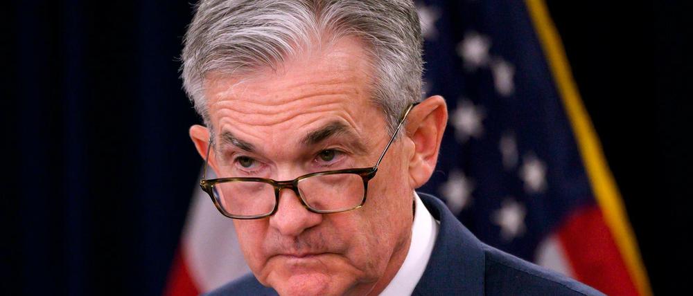 Fed-Chef Jerome Powell muss massive Kritik des US-Präsidenten Donald Trump ertragen.