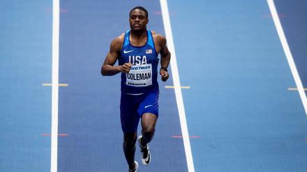 Zu schnell? Christian Coleman hist über 100 Meter der Jahreschnellste.