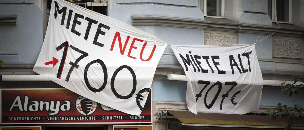 Die Mieten sollen per Gesetz gesenkt werden, das plant der Senat.