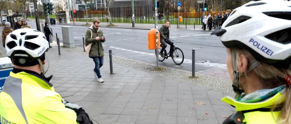 Die Fahrradstaffel der Berliner Polizei bekommt Verstärkung.