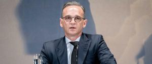 Leistungskatalog des vergangenen Jahres: Minister Heiko Maas spricht vor der Botschafterkonferenz.