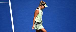 Ausgespielt. Angelique Kerber scheitert in Runde 1 bei den US Open.