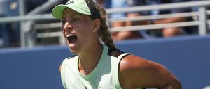 Zum Schreien. Angelique Kerber verlor gleich in der ersten Runde bei den US Open. 