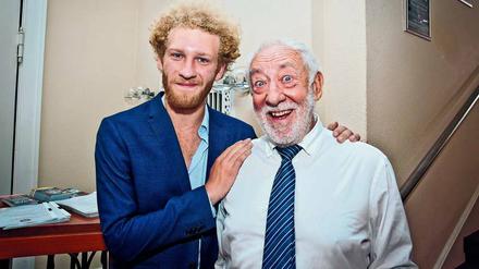 Theater-Duo: Johannes Hallervorden und sein Vater Dieter. 