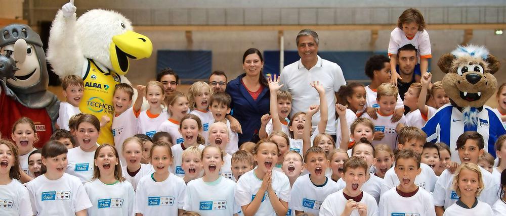 Cheeeeese. Die Kinder hatten ihren Spaß.