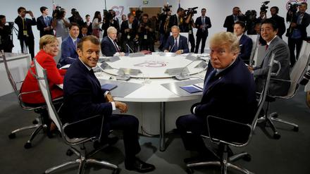 Die Vertreter der G-7-Staaten beim Gipfel in Biarritz.