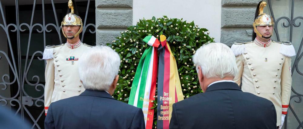 Sergio Mattarella und Frank-Walter Steinmeier