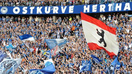 Bestraft. 46 Mitglieder der aktiven Fanszene von Hertha BSC haben ein bundesweites Stadionverbot erhalten.