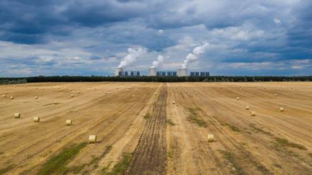 Das Braunkohlekraftwerk Jänschwalde in Brandenburg.