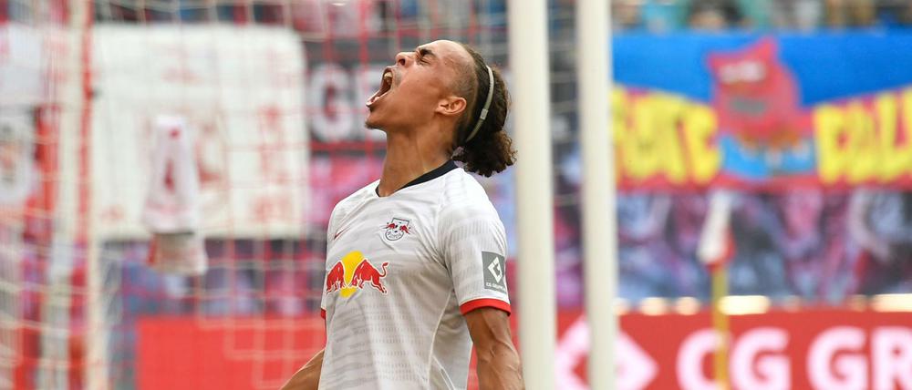 Überragender Mann bei RB Leipzig. Yussuf Poulsen traf einmal und bereitete das andere Tor vor.