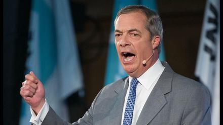 Der Chef der Brexit-Partei, Nigel Farage.
