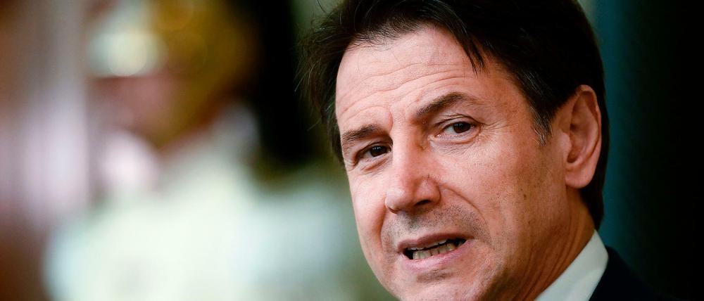 Italiens Ministerpräsident Giuseppe Conte will eine Regierung im „Zeichen der Neuheit“.