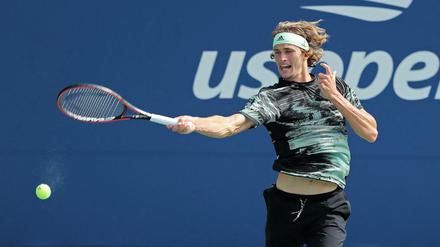 Alexander Zverev hatte in der ersten Runde mehr Mühe als erhofft.