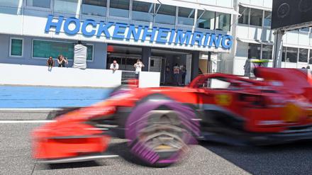 Schön war die Zeit. Kimi Räikkönen in Hockenheim.