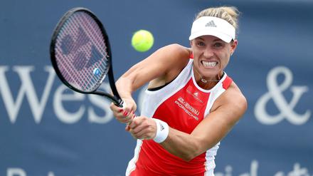 Die Zähne zusammenbeißen: Angelique Kerber steht vor schwierigen US Open.