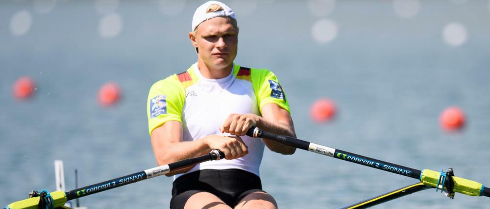 Senkrechtstarter. Oliver Zeidler ist WM-Mitfavorit im Einer.