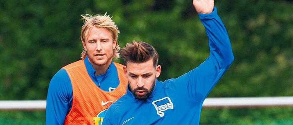 Zurück im Geschäft. Marvin Plattenhardt trainiert seit dieser Woche wieder mit der Mannschaft.