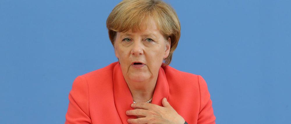 31.8.2015: Die Pressekonferenz mit Angela Merkel, auf der sie ihr "Wir schaffen das" postulierte.