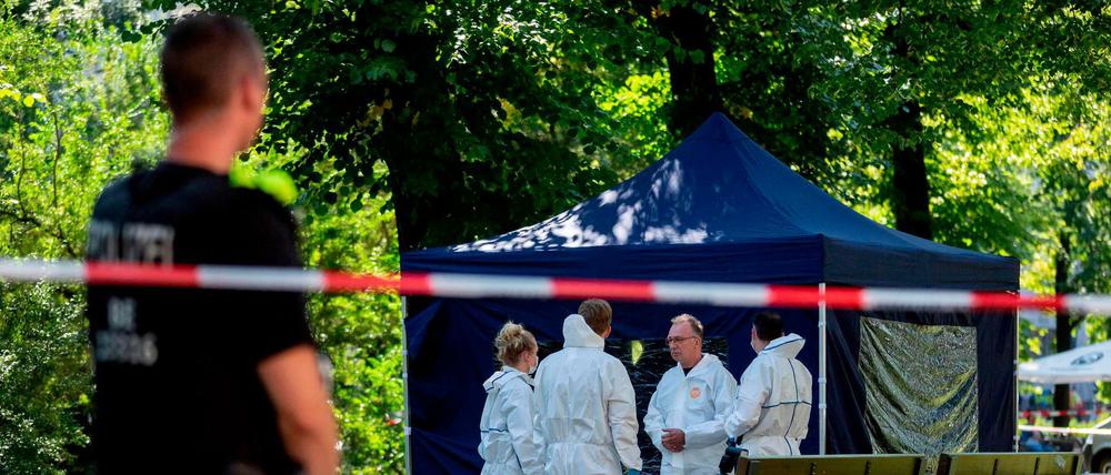 Der Tatort in Berlin-Moabit am 23. August 2019