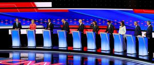Die nächste TV-Debatte der Demokraten wird eintägig: Nur noch zehn Kandidaten können teilnehmen.