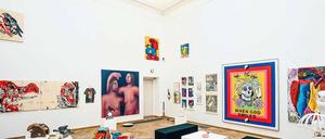 Überall Vögel. Die Galerie VI aus Kopenhagen widmet ihren Messestand geflügelten Tieren.