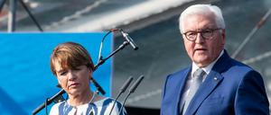 Bundespräsident Frank-Walter Steinmeier und seine Frau Elke Büdenbender.