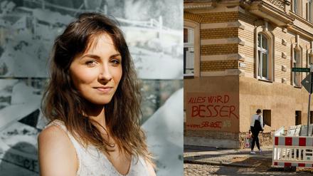 Für die Studentin Linda Loreen Loose ist Eberswalde Ort eines persönlichen Wandels: "Weil ich hier Anregungen bekomme, Sachen ganz anders zu machen." Aufbruchsgeist ist an jeder Ecke zu spüren - und hier auch zu lesen.