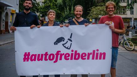 In verschiedenen Kiezen formieren sich Initiativen für die autofreie Stadt.