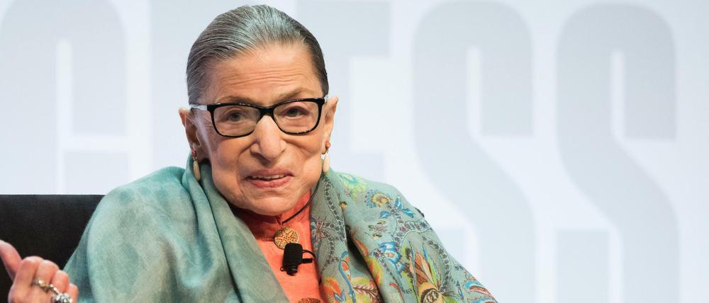 Supreme-Court-Richterin Ruth Bader Ginsburg beim National Book Festival in Washington.