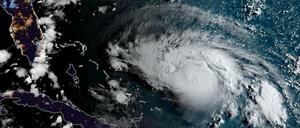 Kurs Florida: Hurrikan "Dorian" auf einem Satellitenbild.