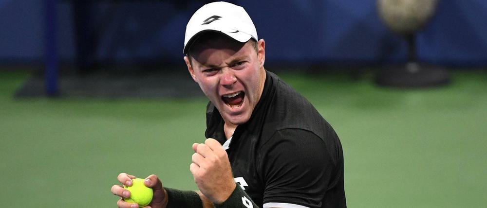Schon wieder Grund zum Jubeln: Dominik Köpfer steht im Achtelfinale