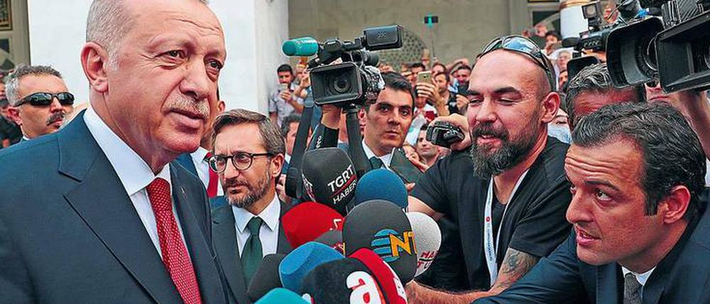 Mehr Jugendschutz? Der türkische Präsident Erdogan hat seine ganz eigenen Vorstellungen und Interpretationen von Medienfreiheit.