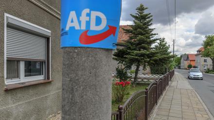 In Hirschfeld in Brandenburg haben 50,6 Prozent der Wähler ihre Zweitstimme der AfD gegeben. 