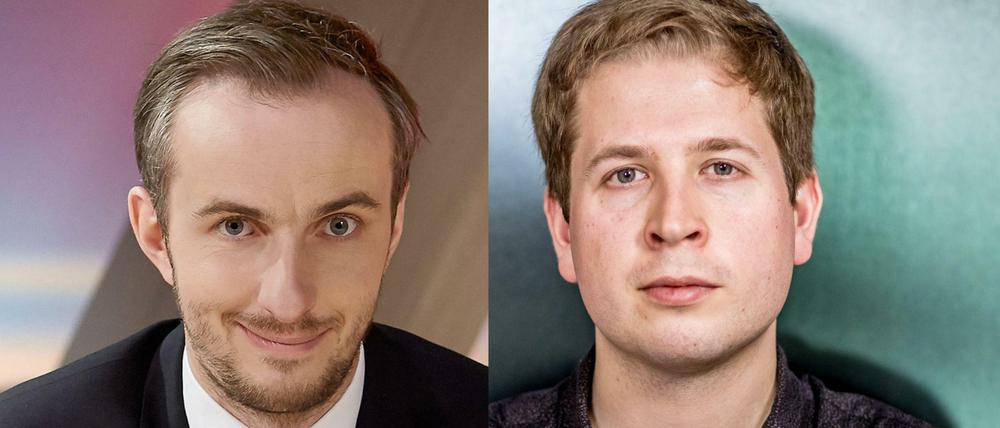 Jan Böhmermann und Kevin Kühnert