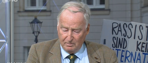AfD-Vorsitzender Alexander Gauland im ZDF-Interview.