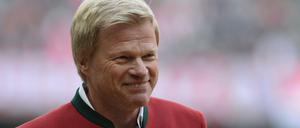 Hat gut lachen. Oliver Kahn wird ab Ende 2021 Vorstandsvorsitzender des FC Bayern.