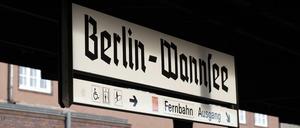 In Wannsee fährt in dieser Woche keine S7, Fahrgäste müssen umsteigen in die Regionalbahn oder die S1