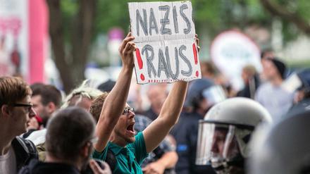 Veranstaltungen von Rechtsextreme rufen in Berlin regelmäßig Protest hervor. Ein konspirativ vorbereitetes Treffen wurde nun öffentlich.