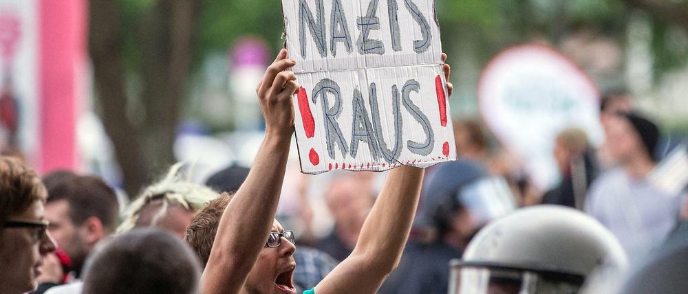 Veranstaltungen von Rechtsextreme rufen in Berlin regelmäßig Protest hervor. Ein konspirativ vorbereitetes Treffen wurde nun öffentlich.