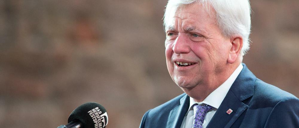 Volker Bouffier (CDU), Ministerpräsident von Hessen, spricht bei der Eröffnung der 69. Bad Hersfelder Festspiele.