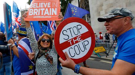 Pro und Contra. Der Streit um den Brexit geht in seine entscheidende Runde.