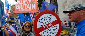 Pro und Contra. Der Streit um den Brexit geht in seine entscheidende Runde.