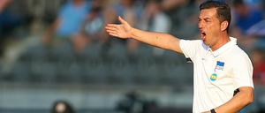 Angefressen. Ante Covic erhielt am dritten Spieltag auf Schalke bereits den zweiten Dämpfer.
