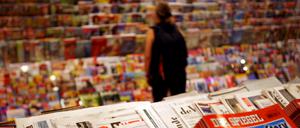 Auch in Zeitungen überwiegen häufig "bad news".