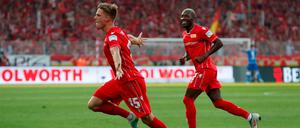 Dieser eine Moment. Marius Bülter erzielte den zwischenzeitlichen 1:0-Führungstreffer.